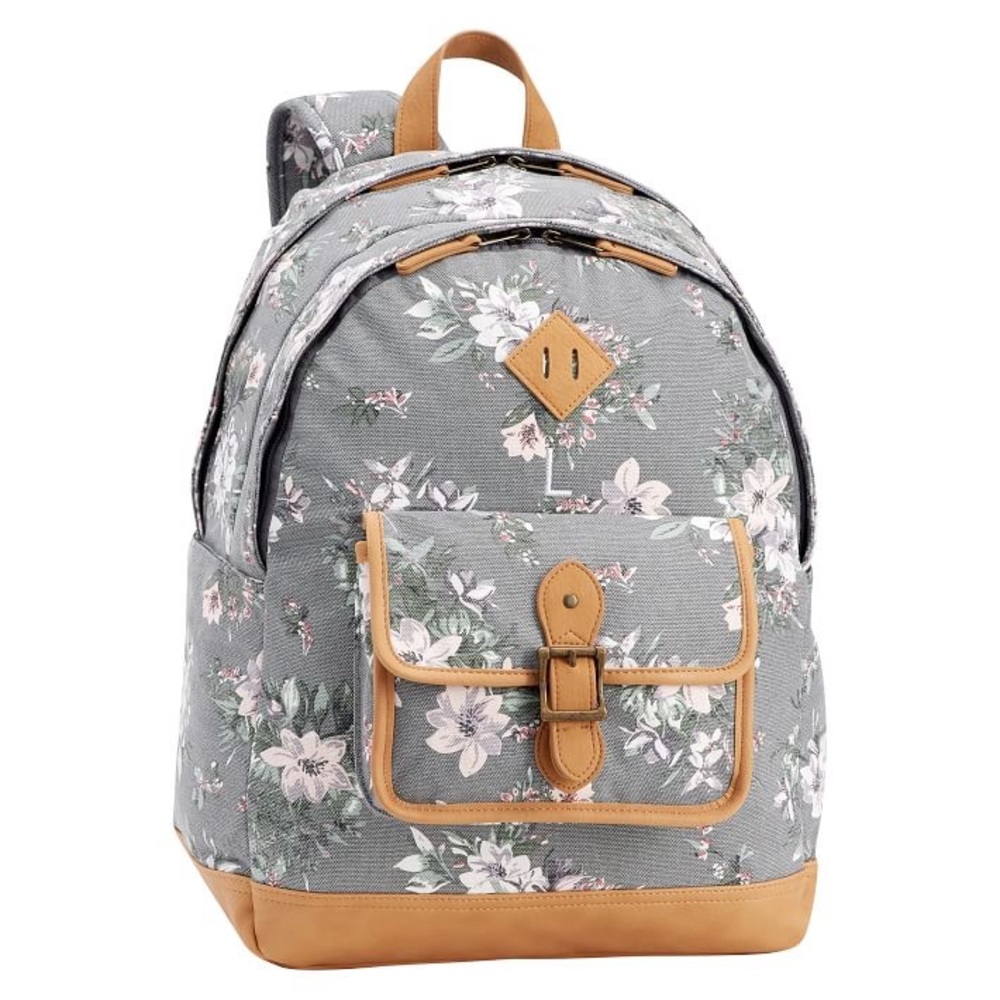 PBTeen Northfield Charcoal Camilla Floral NWT